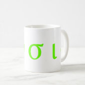 FetischStar : PhysikGriechische Symbole Kaffeetasse (VorderseiteRechts)