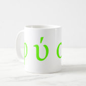 FetischStar : PhysikGriechische Symbole Kaffeetasse (Vorderseite Links)