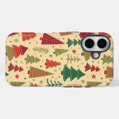 Fetstive Christmas tree iPhone case (Rückseite (Horizontal))