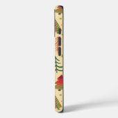 Fetstive Christmas tree iPhone case (Rückseite / Links)