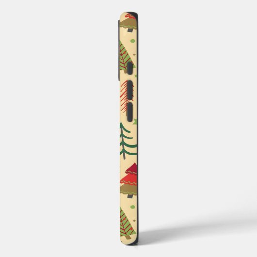 Fetstive Christmas tree iPhone case (Rückseite / Links)