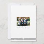 Fett 2015 mit Back Foto Feiertagskarte (Rückseite)