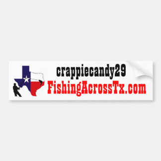 Fett%20Logo%20#001_AZ, FishingAcrossTx.com, Mist.. Autoaufkleber