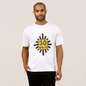 Fett 30 kmh Geschwindigkeitsbegrenzung Sunburst Tr T-Shirt (Vorne ganz)