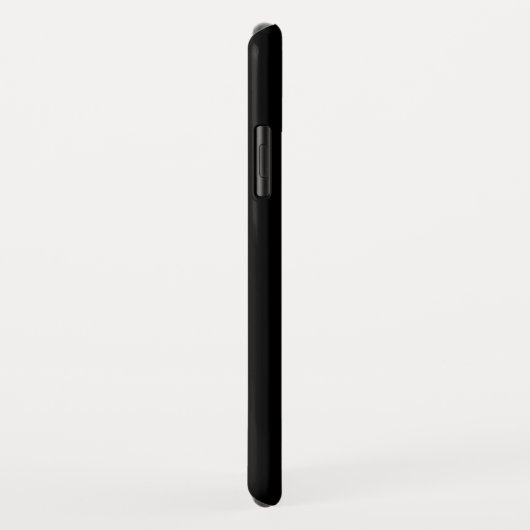 Fett 3-Rahmen-Monogramm | Schwarz/Weiß Case-Mate iPhone Hülle (Hinten/Rechts)