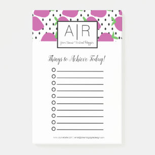 Fett Abstrakte Erdbeeren Post-it Klebezettel