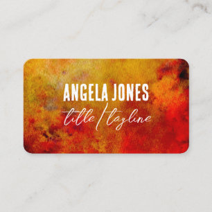 fett abstrakte Farbe der Aquarellfarbe Visitenkarte