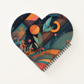 Fett Abstrakte Grafik - dynamische geometrische Fo Notizblock (Rückseite)