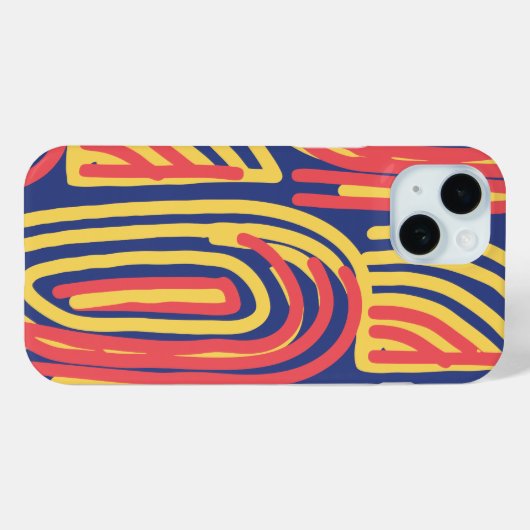 Fett Abstrakte Pinselstriche modern Case-Mate iPhone Hülle (Rückseite (Horizontal))