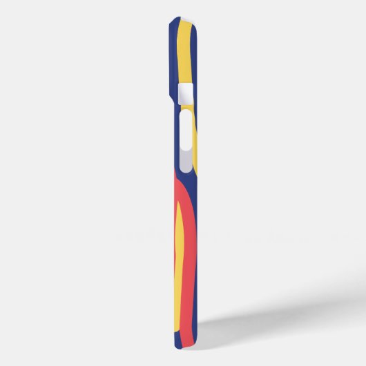 Fett Abstrakte Pinselstriche modern Case-Mate iPhone Hülle (Rückseite / Links)