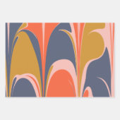 Fett Abstraktes Marmorbild Grafikdesign Geschenkpapier Set (Vorderseite 2)