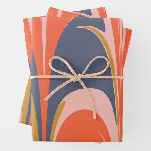 Fett Abstraktes Marmorbild Grafikdesign Geschenkpapier Set (Beispiel)