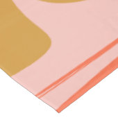 Fett Abstraktes Marmorbild Grafische Designmalerei Tischdecke (Schrägansicht)