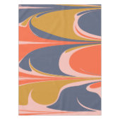 Fett Abstraktes Marmorbild Grafische Designmalerei Tischdecke (Vorderseite)