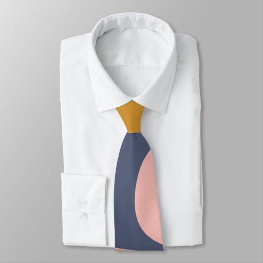 Fett Abstraktes Marmordesign in Herbstfarben Krawatte (Gebunden)