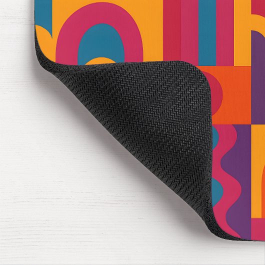 Fett Abstraktes Mousepad - Fireflow-Muster (Ecke)