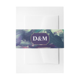 Fett Acrylmalerei Einladung Bauchband Einladungsbanderole