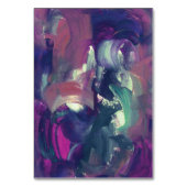 Fett-Acrylmalerei-Tischnummer Tischnummer (Rückseite)