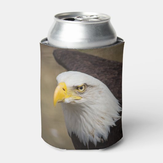 Fett-Adler kann kühlen - Stehen stolz, Cool Bleibe Dosenkühler (Kanne Vorderseite)