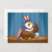 Fett American Eagle Postcard Postkarte (Vorne/Hinten)
