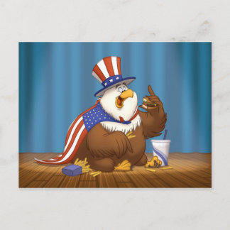 Fett American Eagle Postcard Postkarte