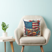 Fett American Flag Pillow - Iconic USA Design Kissen (Stuhl )