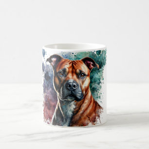 Fett American Pit Bull Terrier Art Tasse