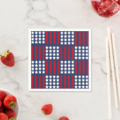 Fett American Spirit Stars & Stripes Celebration Serviette (Beispiel)