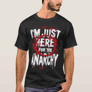 Fett Anarchy Statement Rebellious Punk Style Desig T-Shirt