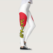 Fett-Anweisung japanische Flagge Leggings (Rechts)
