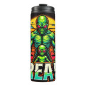 Fett Area 51 Alien Design Thermosbecher (Vorderseite)