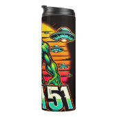 Fett Area 51 Alien Design Thermosbecher (Nach rechts gedreht)