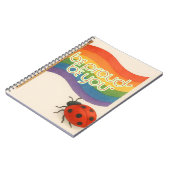 Fett ausdrückende LGBTQ und Stolz Notizblock (Linke Seite)