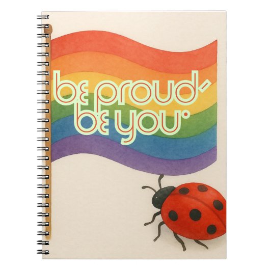 Fett ausdrückende LGBTQ und Stolz Notizblock (Vorderseite)