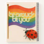 Fett ausdrückende LGBTQ und Stolz Notizblock (Rückseite)