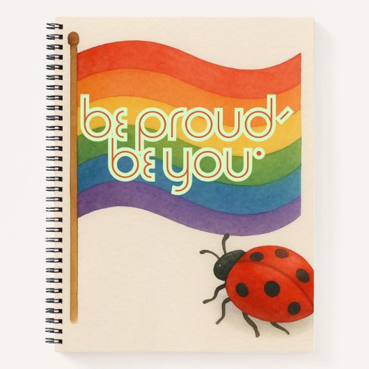 Fett ausdrückende LGBTQ und Stolz Notizblock (Vorderseite)