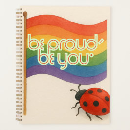 Fett ausdrückende LGBTQ und Stolz Planer