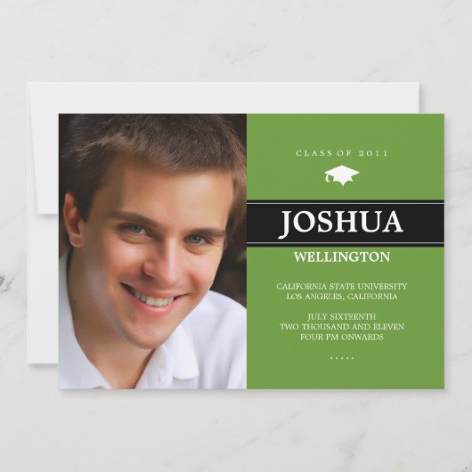 Fett Bar 1 Foto Abschluss Ankündigung (Vorderseite)