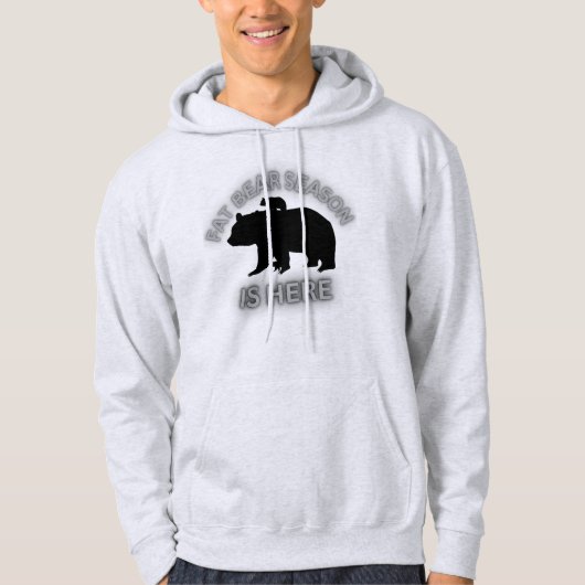 Fett Bärensaison ist da - schwarz | Hoodie (Vorderseite)