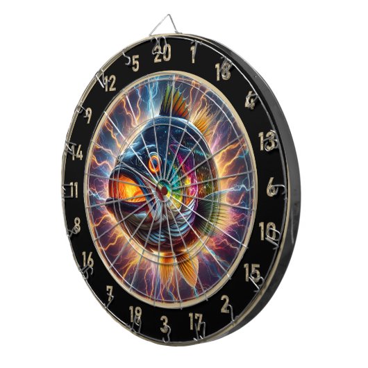 Fett Bass Dart Board Showpiece Creation Dartscheibe (Vorderseite rechts)