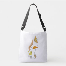 Fett Beauty Women Empowerment Face Line Kunst Zita Tragetaschen Mit Langen Trägern