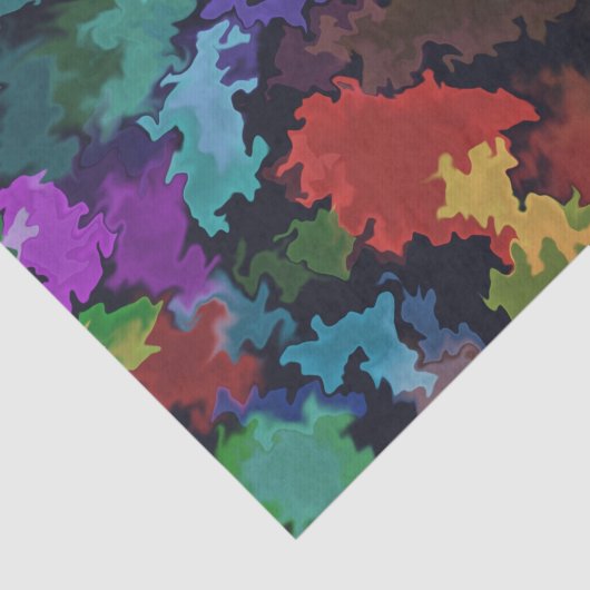 Fett besprühte Papiertücher Seidenpapier (Ausschnitt)