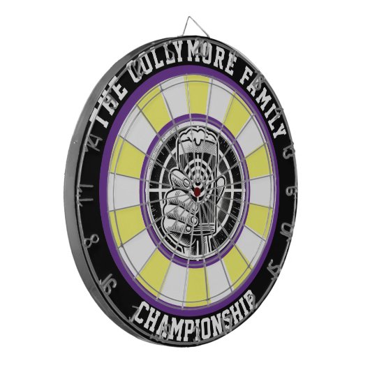 Fett Bierglas Zielart Dartscheibe (Vorderseite Links)