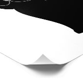 Fett Black Cat Fotodruck (Ecke)