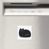 Fett Black Cat Magnet (In Situ (Geschirrspüler))