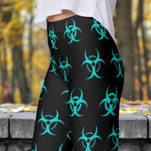 Fett Blau-Schwarz-Biogefährdung-Muster