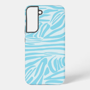 Fett Blau und Weiß Zebra Druck Samsung Galaxy Hülle