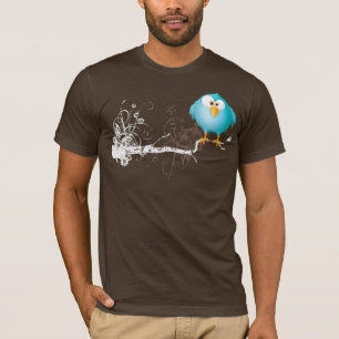 Fett-Blaue T-Shirt