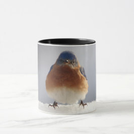 Fett-Blauer Vogel Tasse