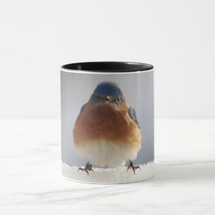 Fett-Blauer Vogel Tasse